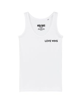 Débardeur Brodé "Love Wins"