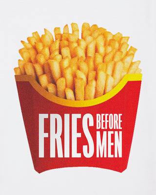 Robe Brodée "Fries Before Men"