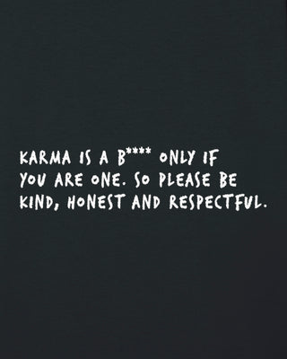 Robe Brodée "Karma is a B****"