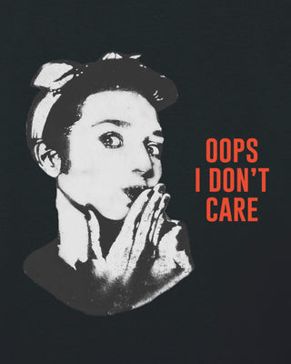 Robe Brodée "Oops I Don't Care"