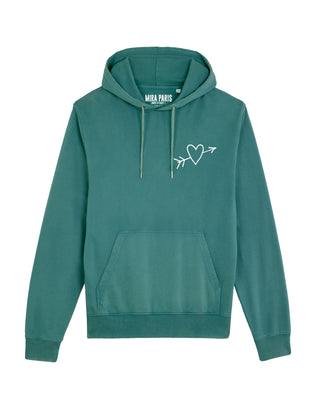 Hoodie Vintage Brodé "El Amor"