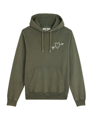 Hoodie Vintage Brodé "El Amor"