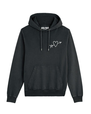 Hoodie Vintage Brodé "El Amor"