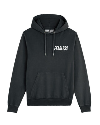 Hoodie Vintage Brodé "Fearless"