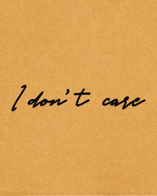 Hoodie Vintage Brodé "I Don't Care"