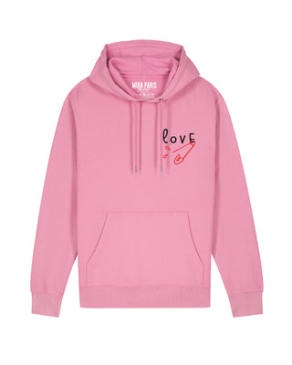 Hoodie Vintage Brodé "Love"