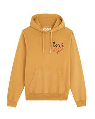 Hoodie Vintage Brodé "Love"