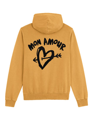 Hoodie Vintage Brodé "Mon Amour"