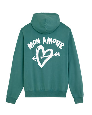 Hoodie Vintage Brodé "Mon Amour"