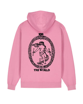 Hoodie Vintage Brodé "The World"