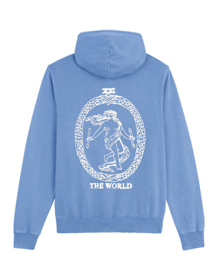 Hoodie Vintage Brodé "The World"