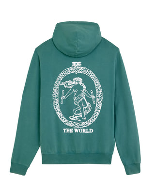 Hoodie Vintage Brodé "The World"