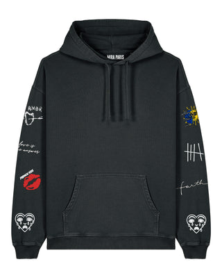 Hoodie Oversize Brodé "Brutal"