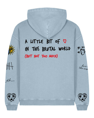 Hoodie Oversize Brodé "Brutal"