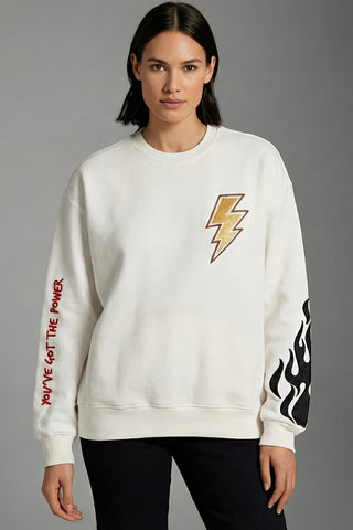 Sweatshirt Oversize Brodé "Power"
