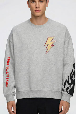 Sweatshirt Oversize Brodé "Power"