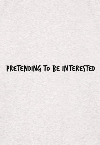 Sweatshirt Raglan Brodé "Pretending"