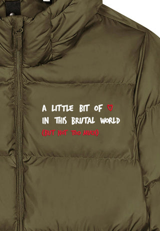 Doudoune Oversize Brodée "Brutal"