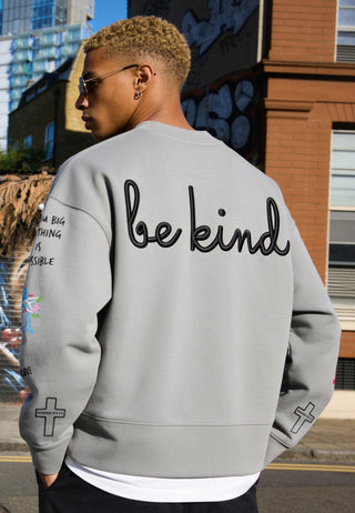 Sweatshirt Boxy "Tattoo Be Kind"