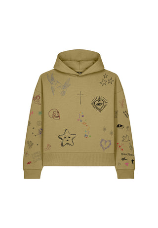 Hoodie Boxy "Flash Tattoo 1"