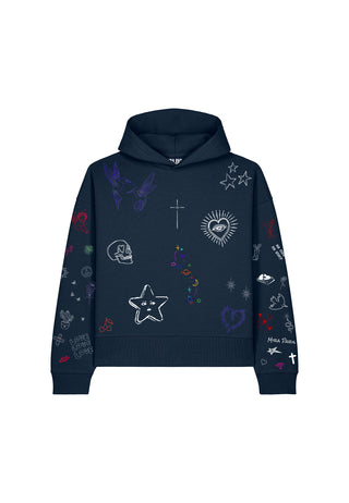 Hoodie Boxy "Flash Tattoo 1"