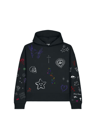 Hoodie Boxy "Flash Tattoo 1"