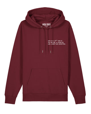 Hoodie Classic Brodé "Karma is a B****"