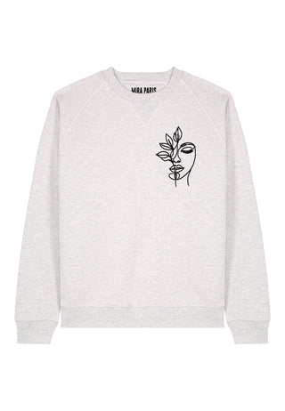 Sweatshirt Raglan Brodé "Serenity"