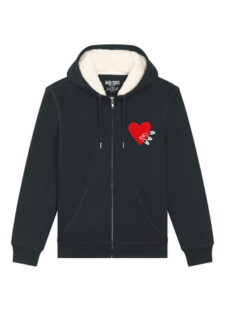 Hoodie Sherpa Brodé "Pins"