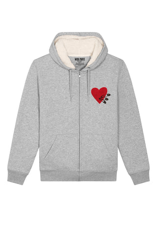 Hoodie Sherpa Brodé "Pins"