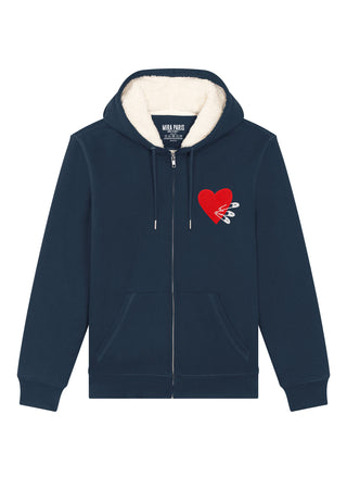 Hoodie Sherpa Brodé "Pins"