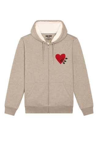 Hoodie Sherpa Brodé "Pins"