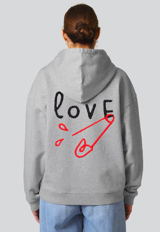 Hoodie Oversize Brodé "Love"