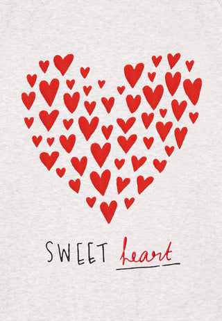 Sweatshirt Raglan Brodé "Sweetheart"