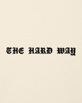 T-shirt Classic Brodé "The Hard Way" - Mira Paris