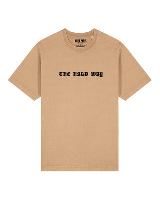 T-shirt Classic Brodé "The Hard Way" - Mira Paris