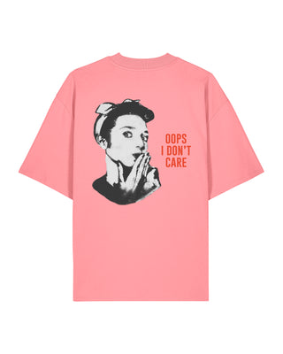 T-shirt Oversize "Oops I Don"t Care" - Mira Paris