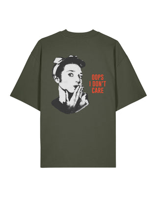 T-shirt Oversize "Oops I Don"t Care" - Mira Paris