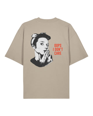 T-shirt Oversize "Oops I Don"t Care" - Mira Paris