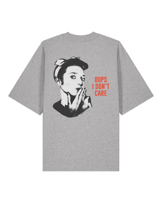 T-shirt Oversize "Oops I Don"t Care" - Mira Paris