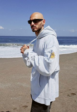 Hoodie Oversize Brodé "Tattoo Brutal"