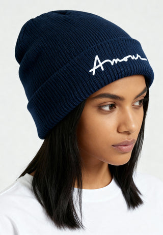 Beanie Classic Brodé "Amour"