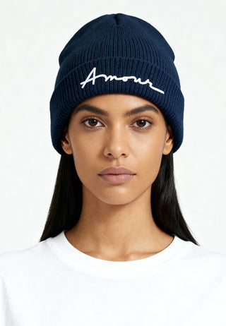 Beanie Classic Brodé "Amour"