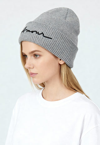 Beanie Classic Brodé "Amour"