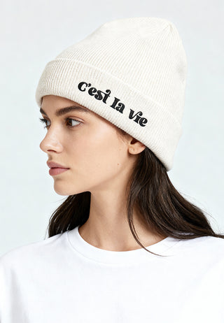 Beanie Classic Brodé "C'est La Vie"