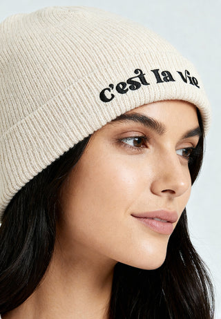 Beanie Classic Brodé "C'est La Vie"