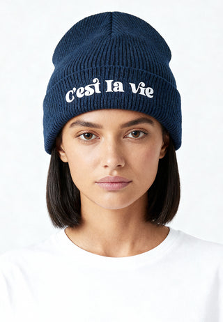 Beanie Classic Brodé "C'est La Vie"