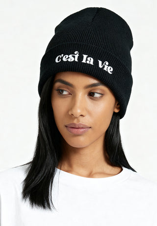 Beanie Classic Brodé "C'est La Vie"