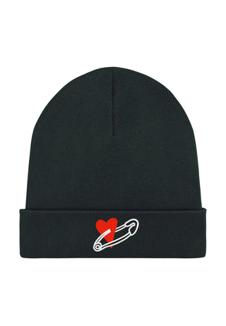 Beanie Classic Brodé "Coeur Pins"