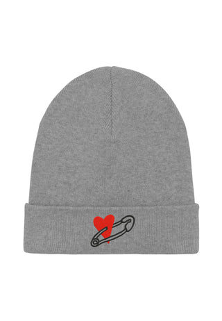 Beanie Classic Brodé "Coeur Pins"